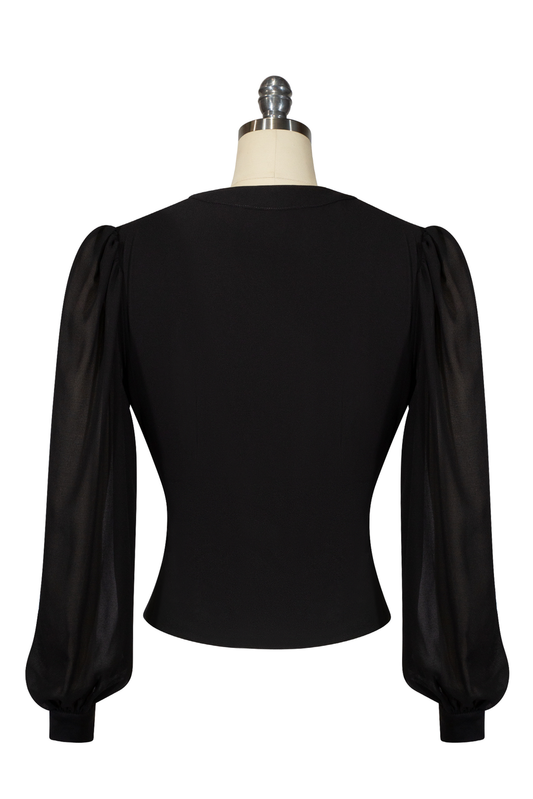 Capone Frill Front Blouse (Black) – Kitten D'Amour Capone Frill Front Blouse (Black) – Kitten D'Amour