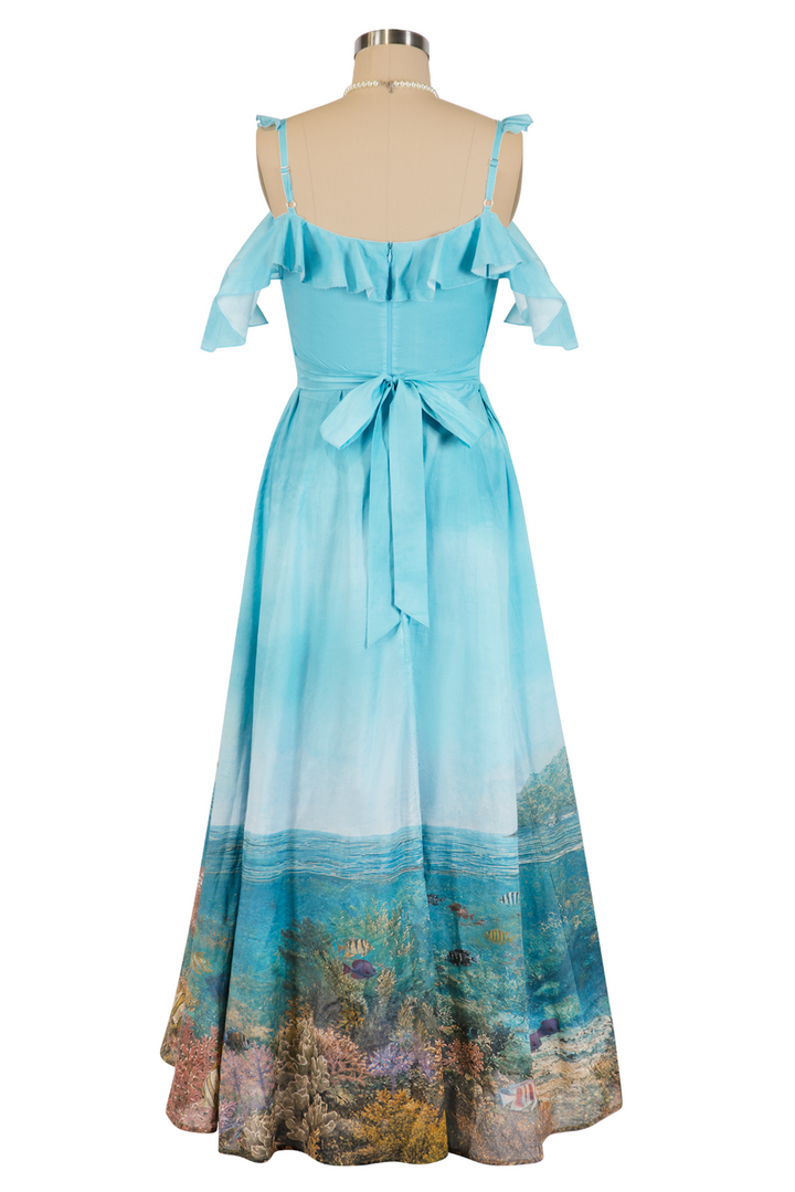Mermaid and The Monster Maxi Dress (Print)
