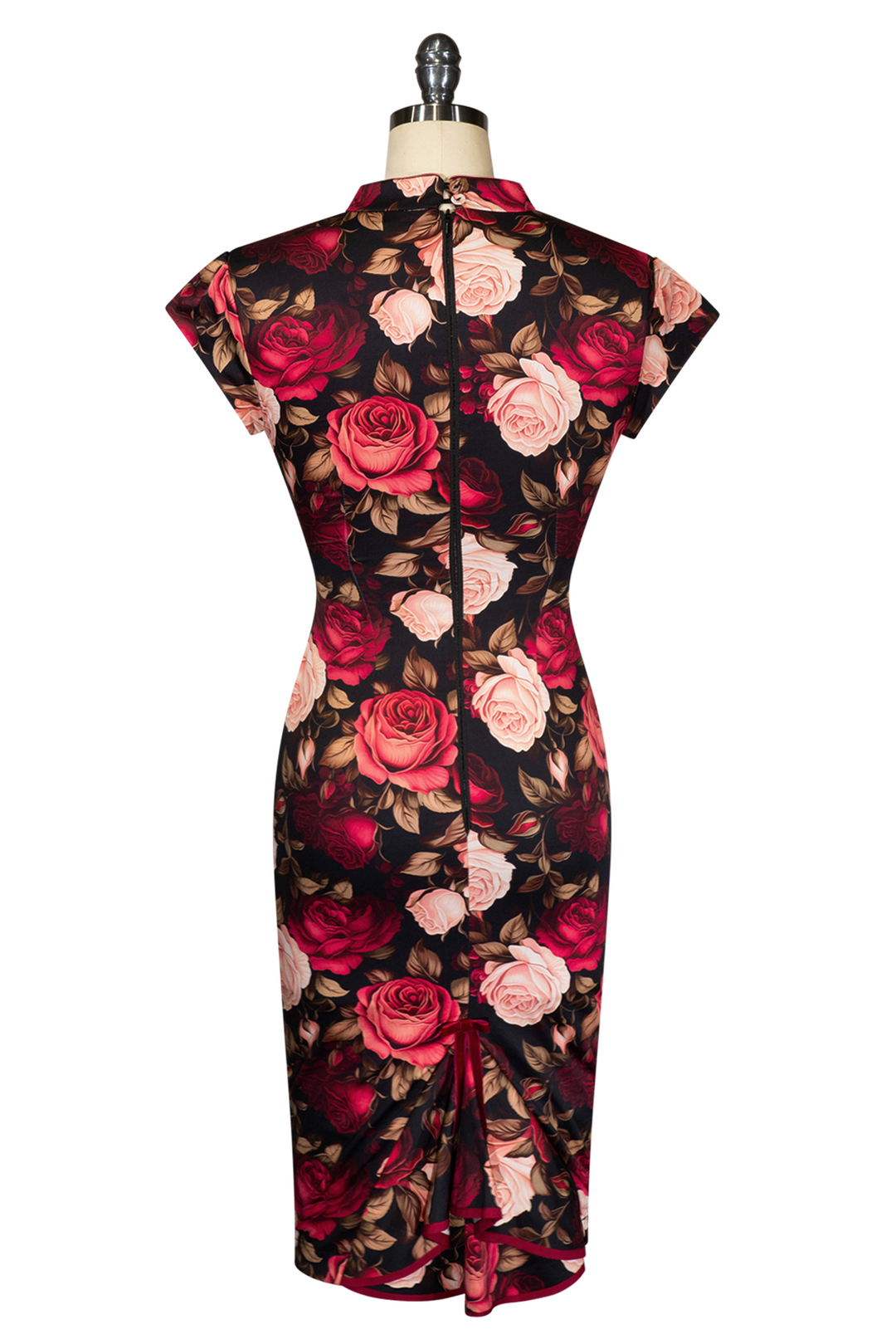 Capone Floral Wiggle Dress - Kitten D'Amour