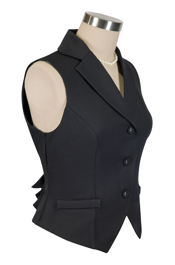 Office Affair Black Vest