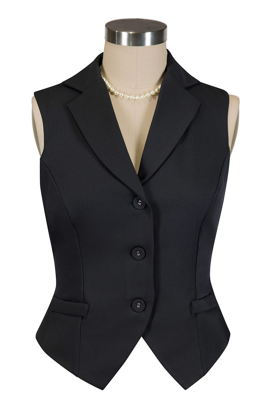 Office Affair Black Vest