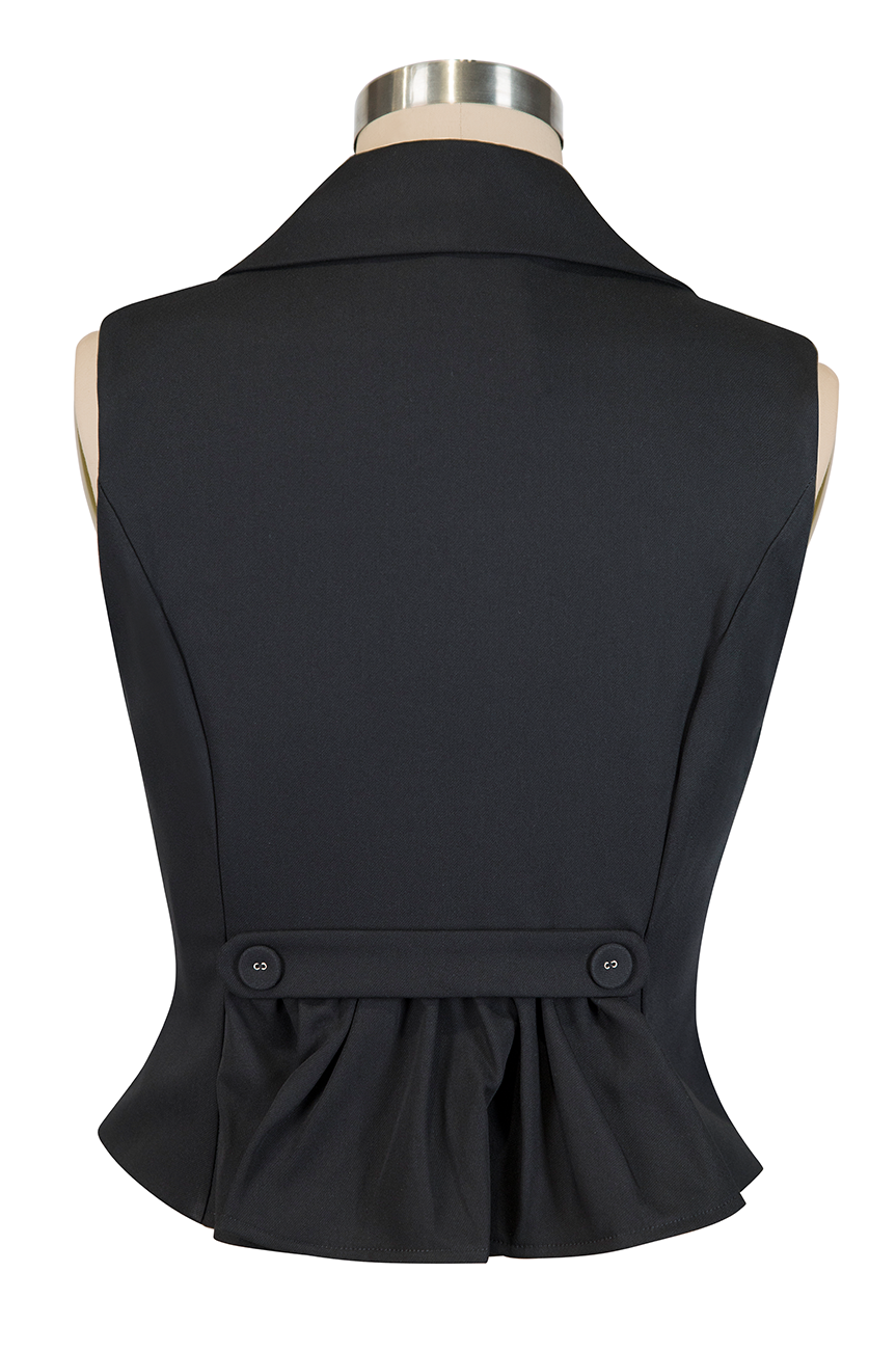 Office Affair Black Vest