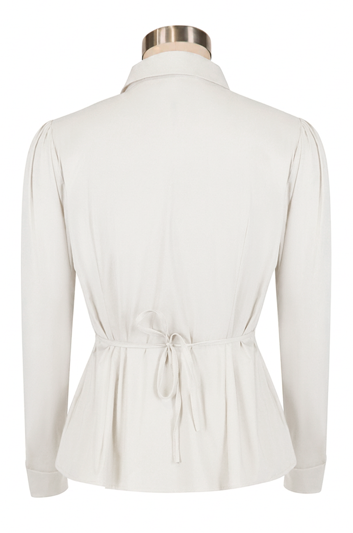 Office Affair Classic Blouse (White)