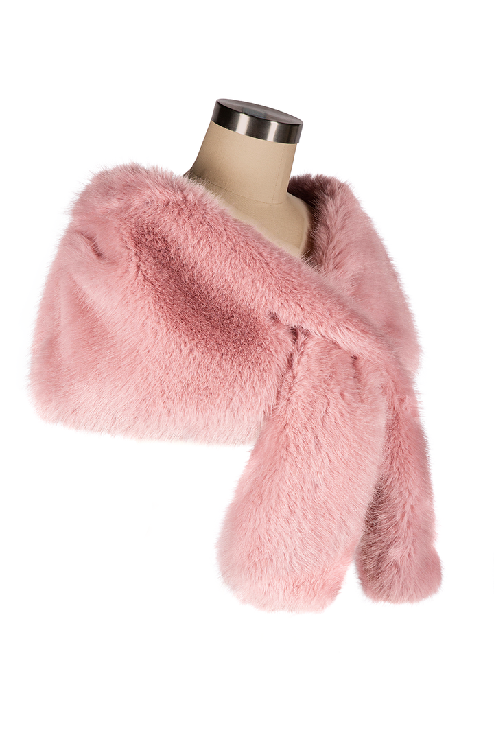 Bombshell Fur Wrap (Pink)
