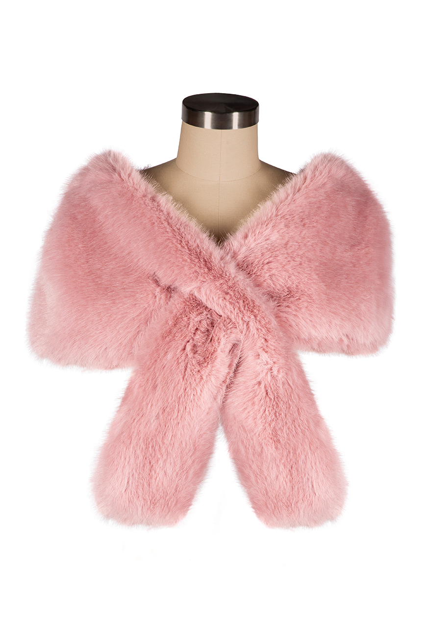 Bombshell Fur Wrap (Pink)