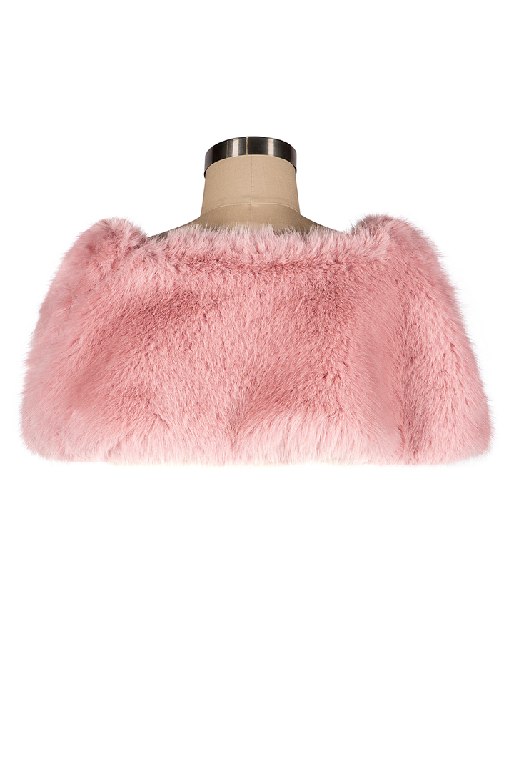 Bombshell Fur Wrap (Pink)