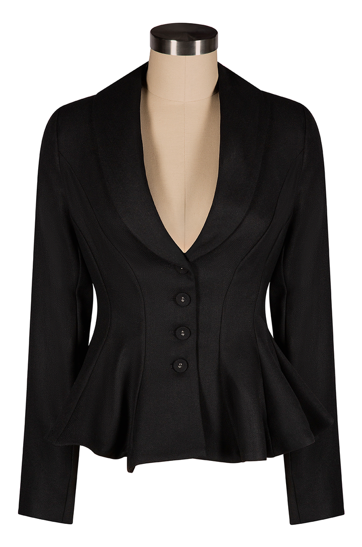 Bombshell Fur Collar Coat