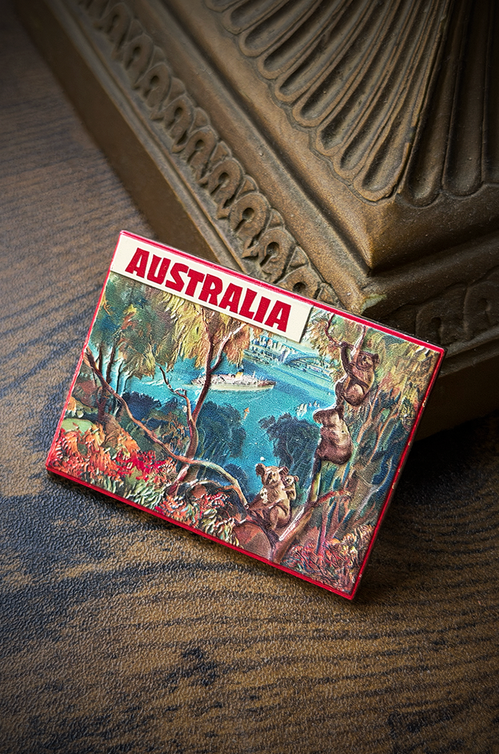 Wish You Were Here Follies Brooch (Australia)