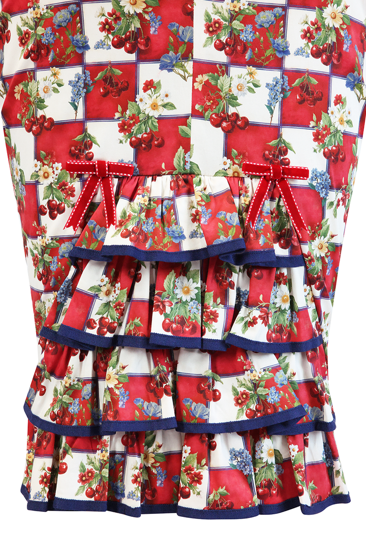 Cherry Bomb Wiggle Bustle Skirt