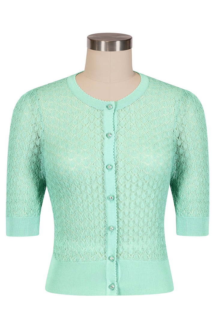 Birdsong Cardigan (Aqua)