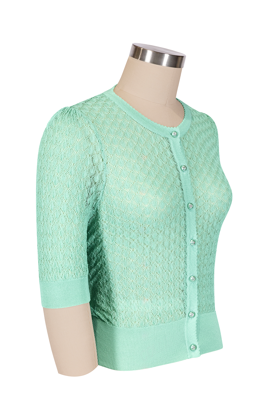 Birdsong Cardigan (Aqua)