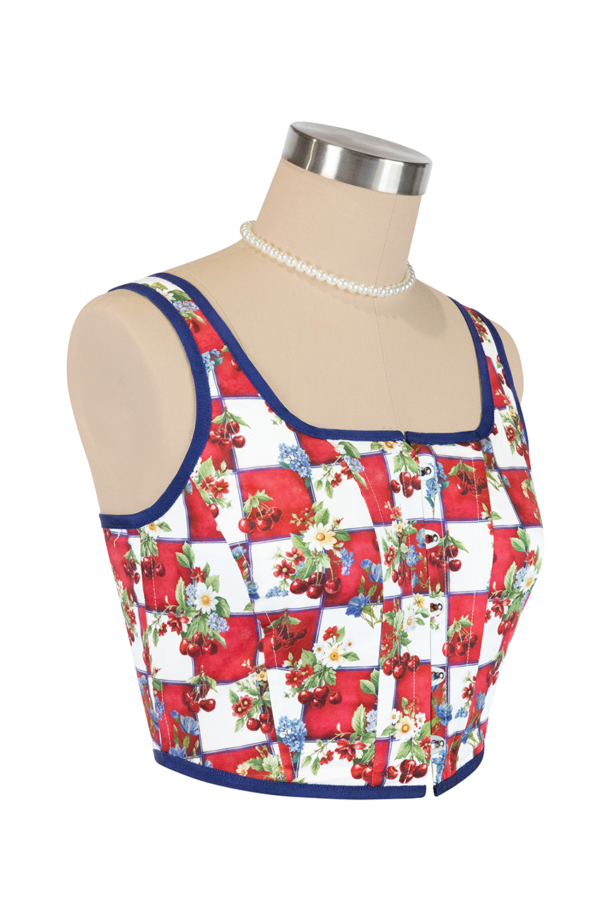 Cherry Bomb Crop Corset