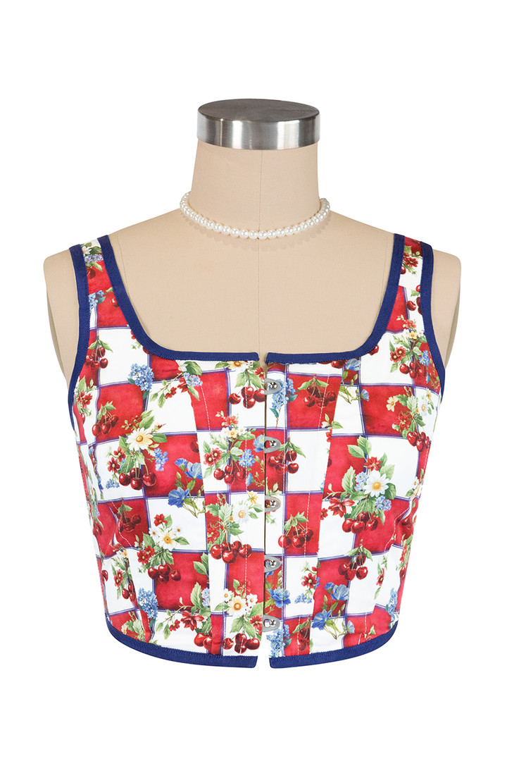 Cherry Bomb Crop Corset