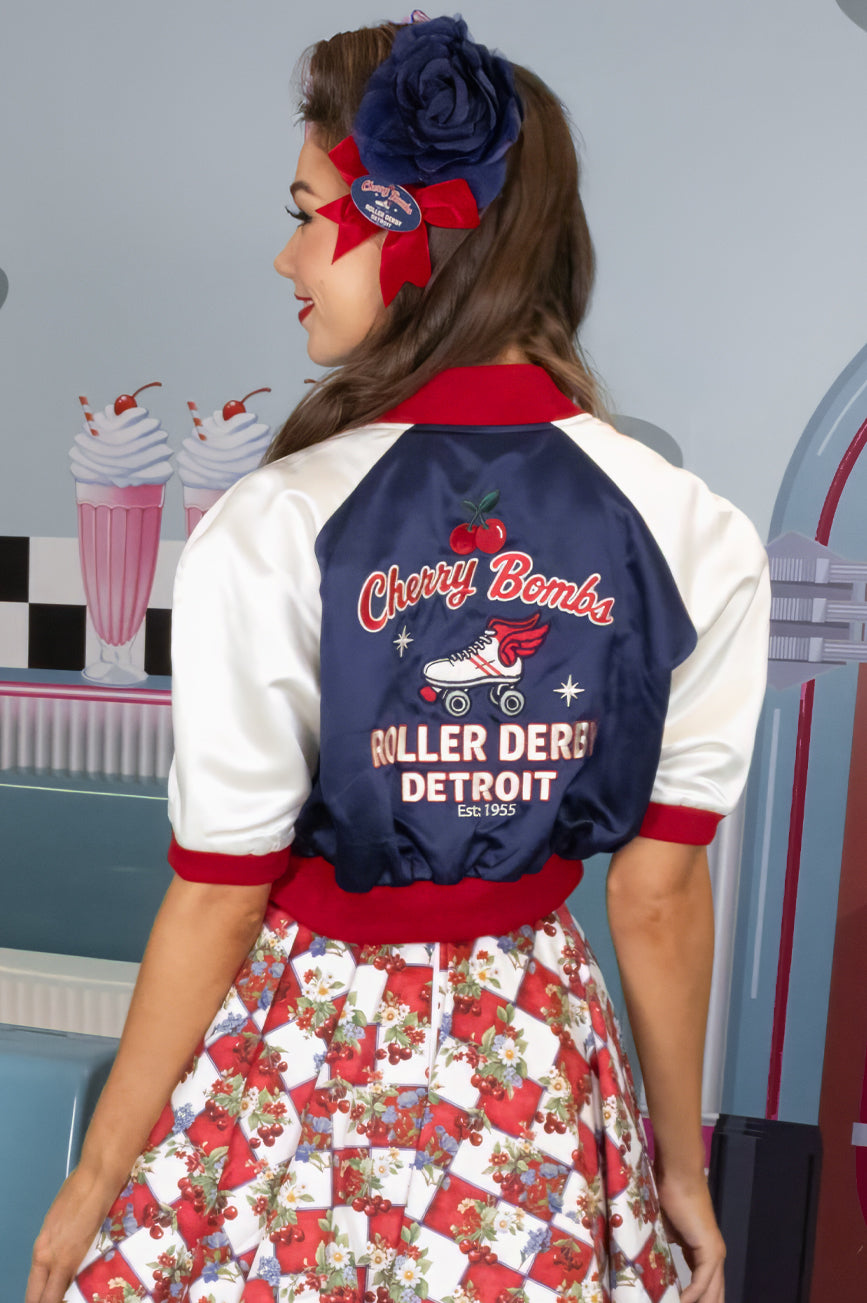 Cherry Bomb Crop Jacket