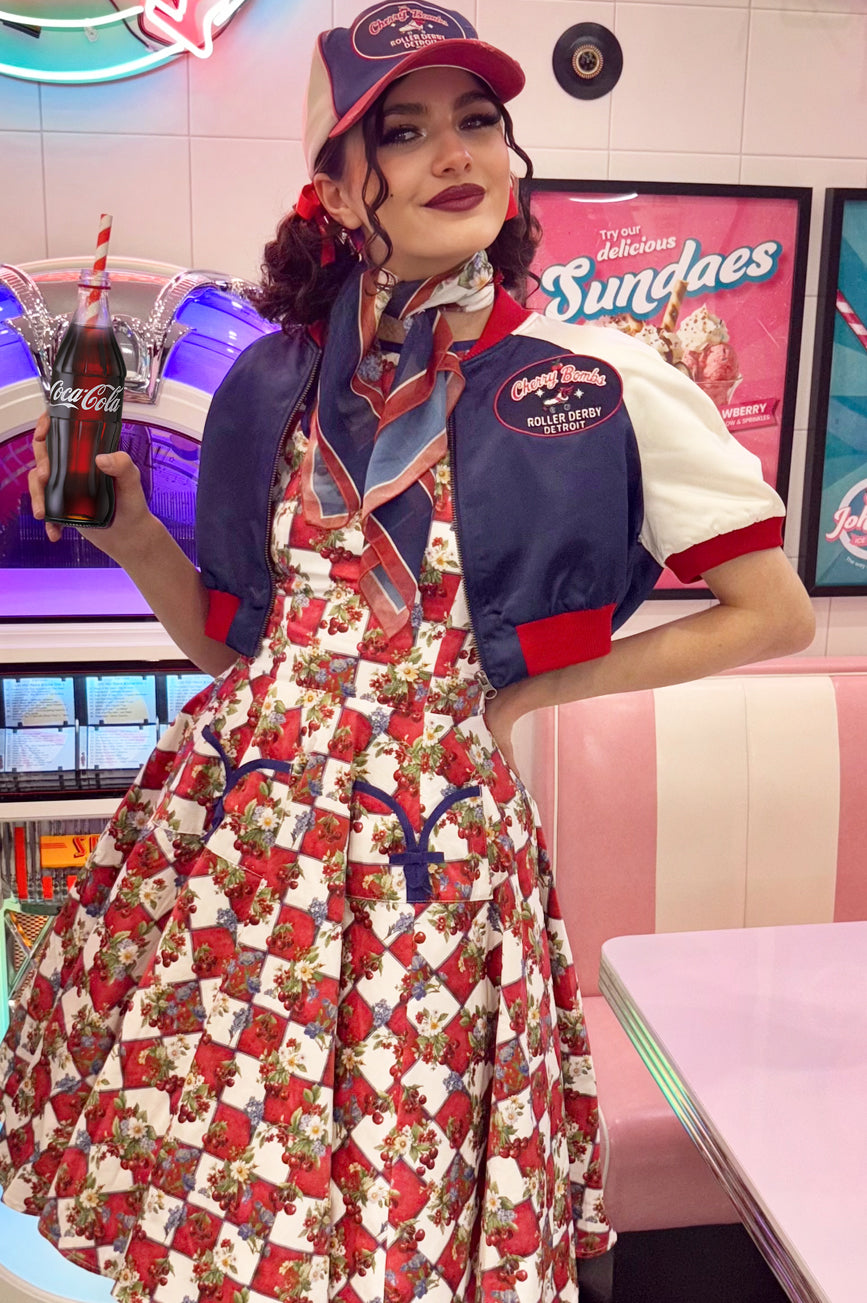 Cherry Bomb Crop Jacket