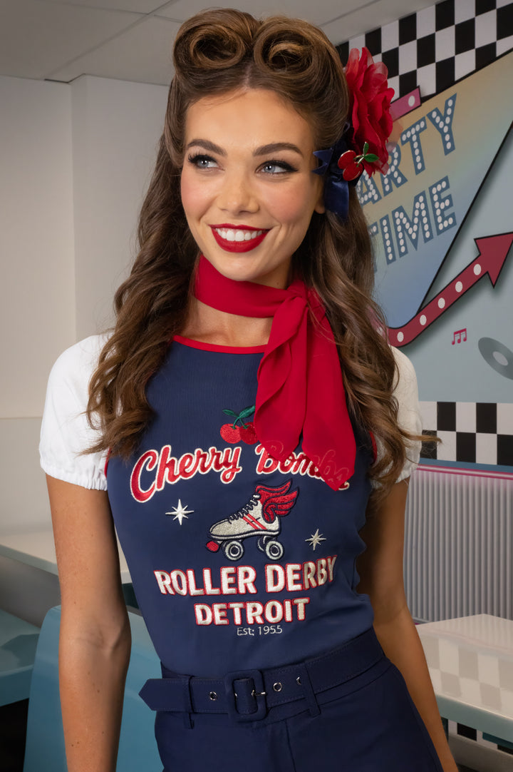 Cherry Bomb Roller Derby T-Shirt