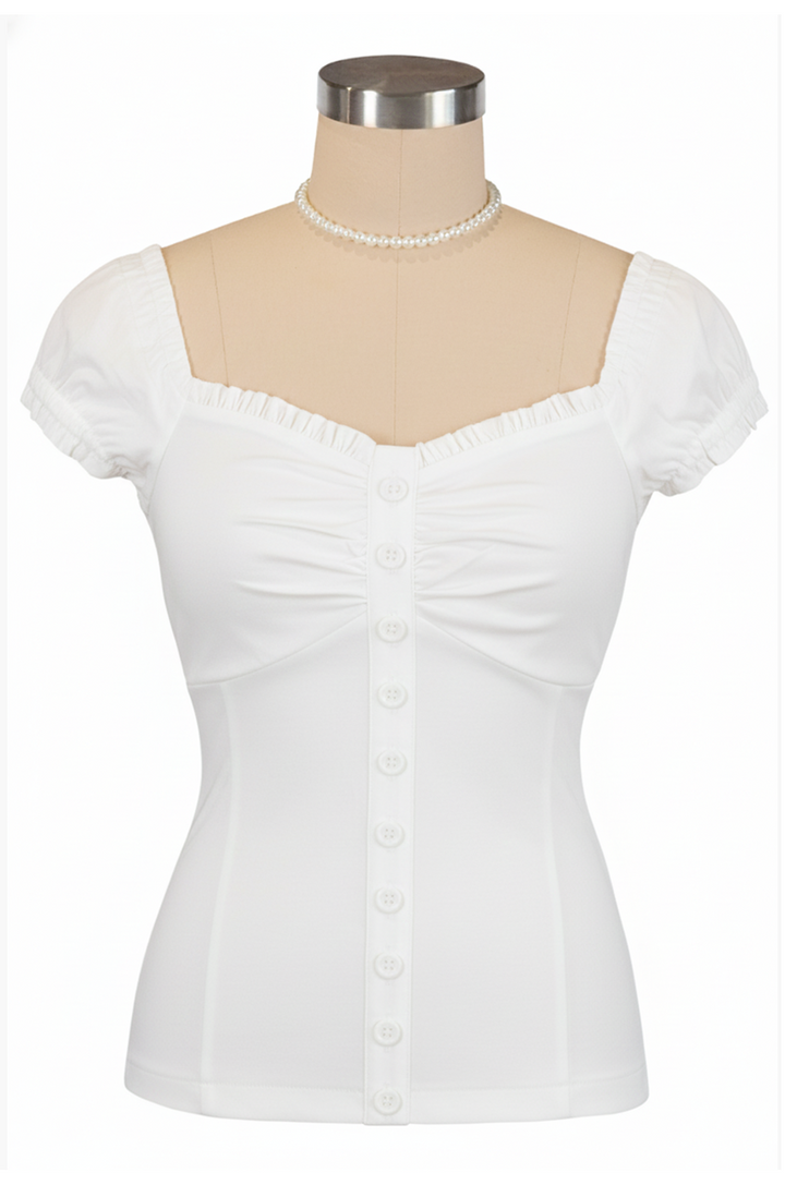 Cherry Bomb Classic Camisole (Off White)