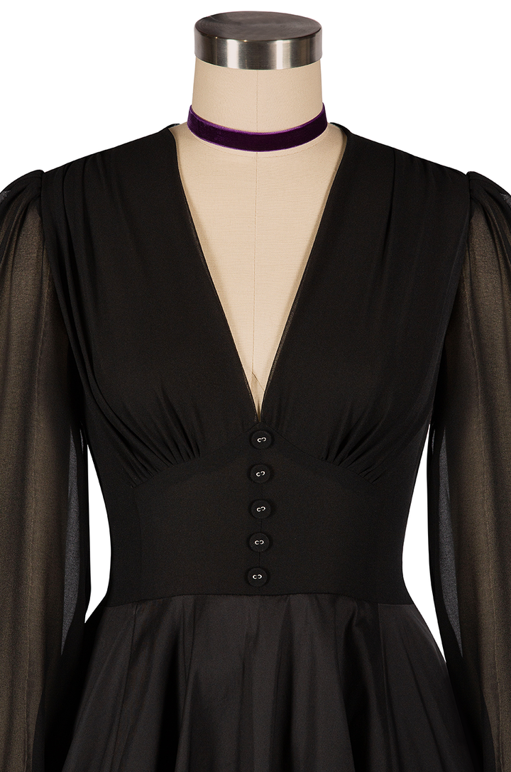 La Fleur Mystique Classic Dress (Black)