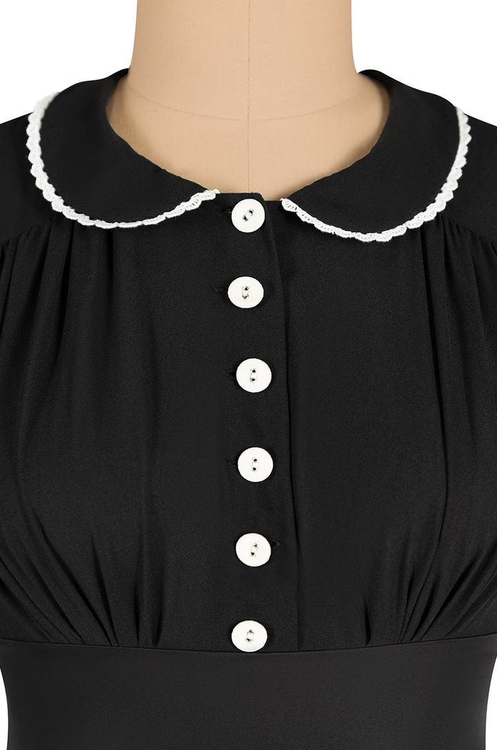 Read All About It Blouse (Black)