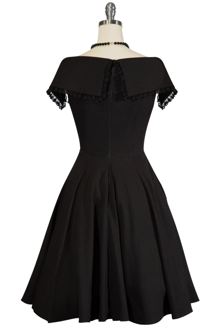 Dorchester Suite 17 Collar Dress (Black)