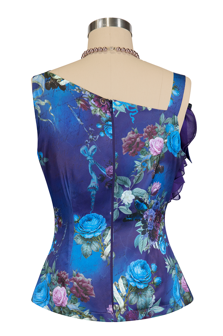 Mon Amour Cowl Top (Print)