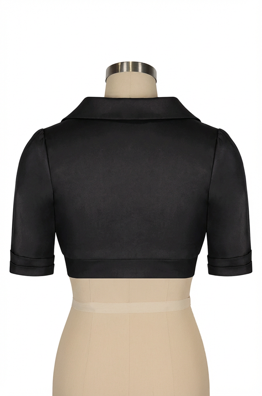 D'Amour Crop Jacket (Black)