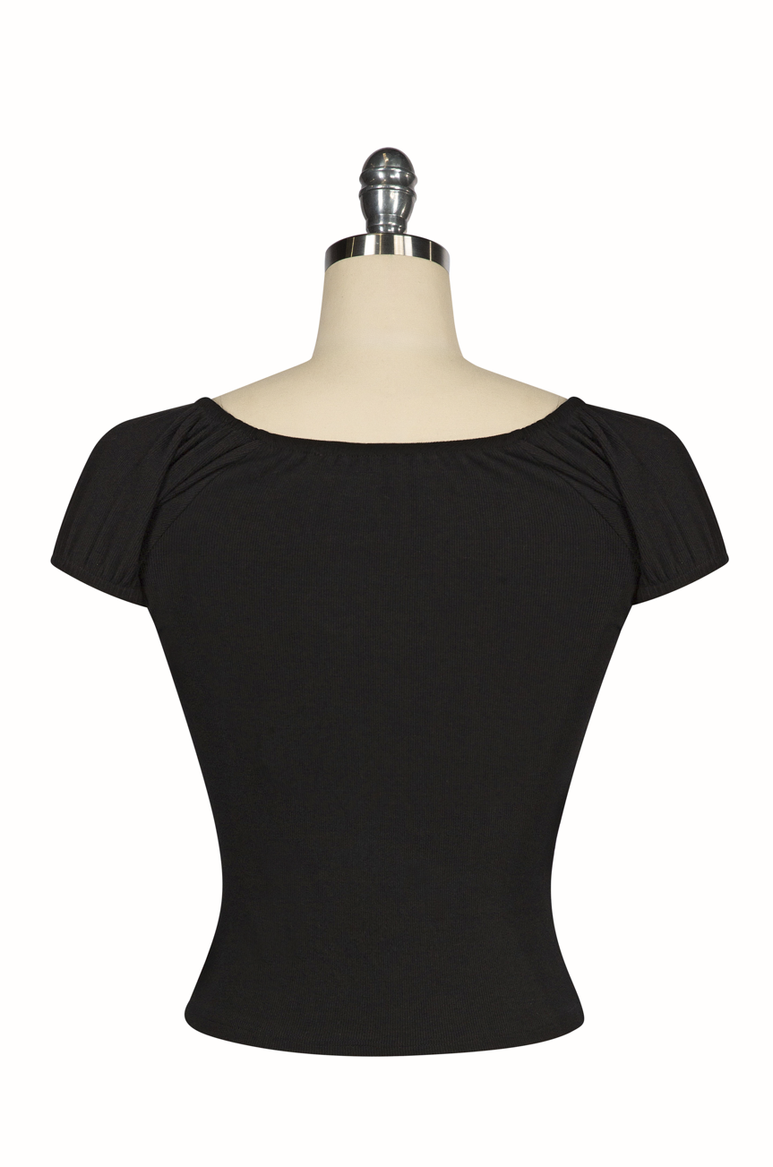 D'Amour Follies Juliette Top (Black)