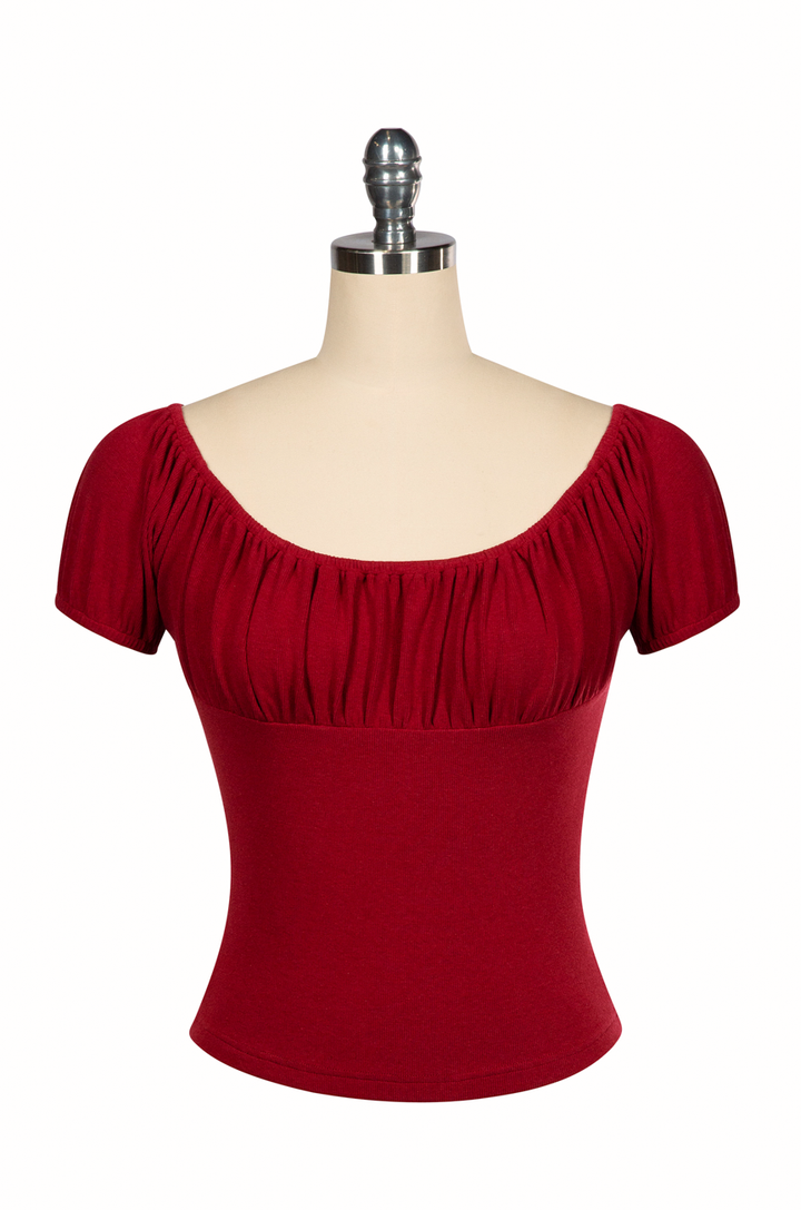 D'Amour Follies Juliette Top (Red)