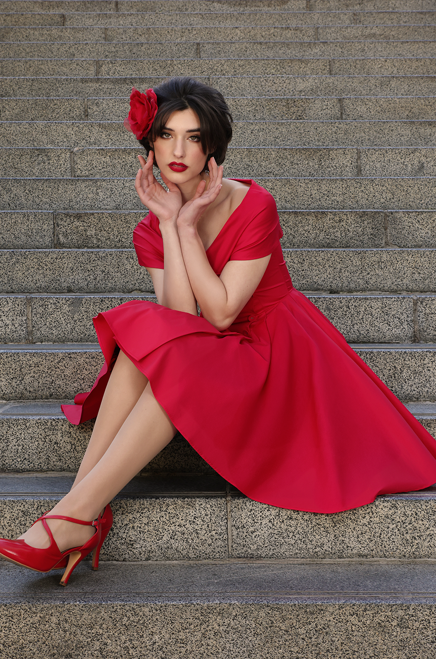 avenue red dresses Buy D'Amour L'Avenue Dress Red