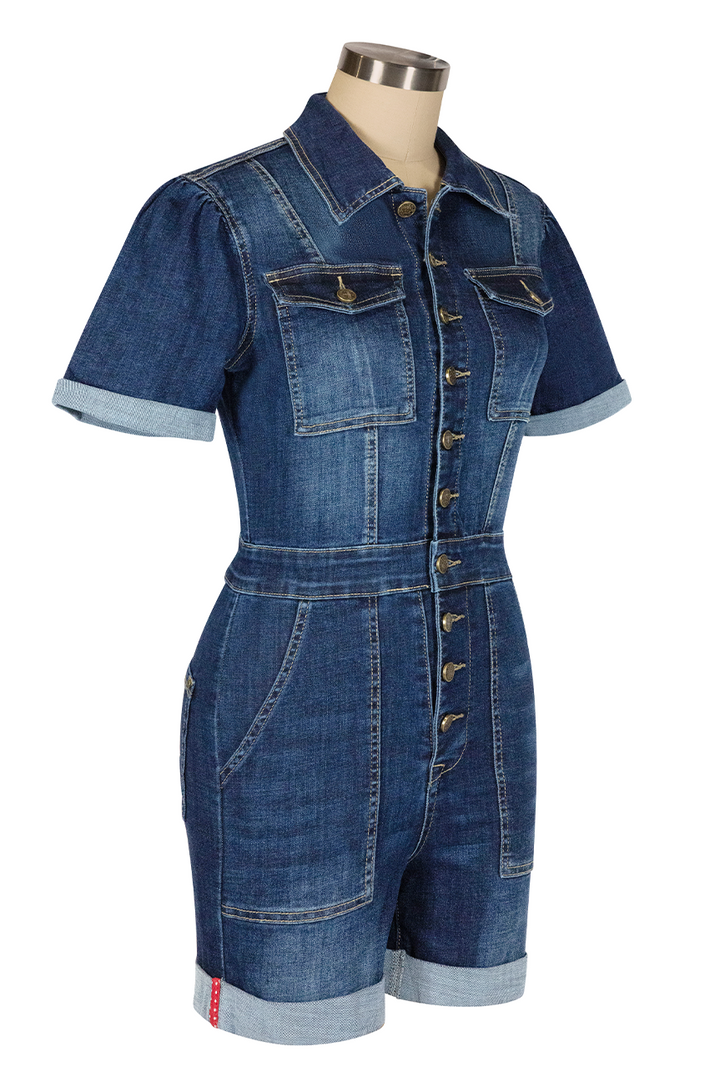 Hollywood Jumpsuit (Dark Denim)
