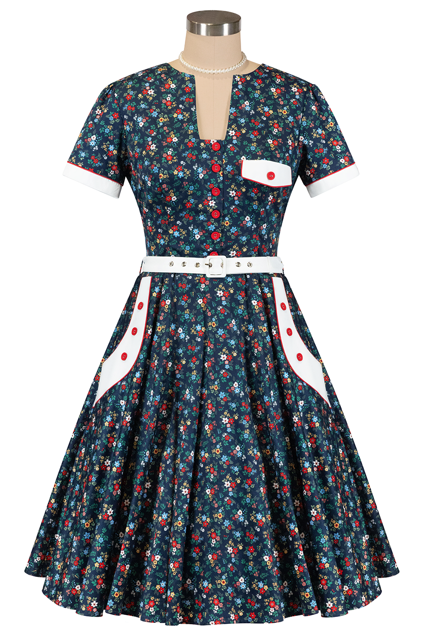Ditsy Diner Dress