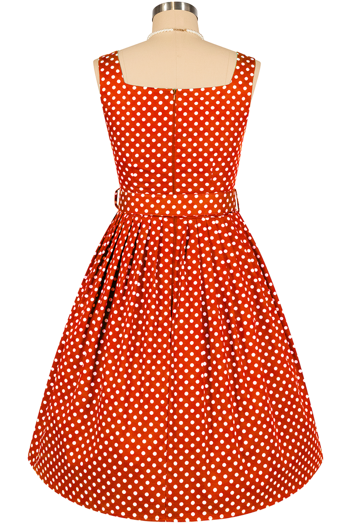 Dottie Darling Dress (Cherry Red)