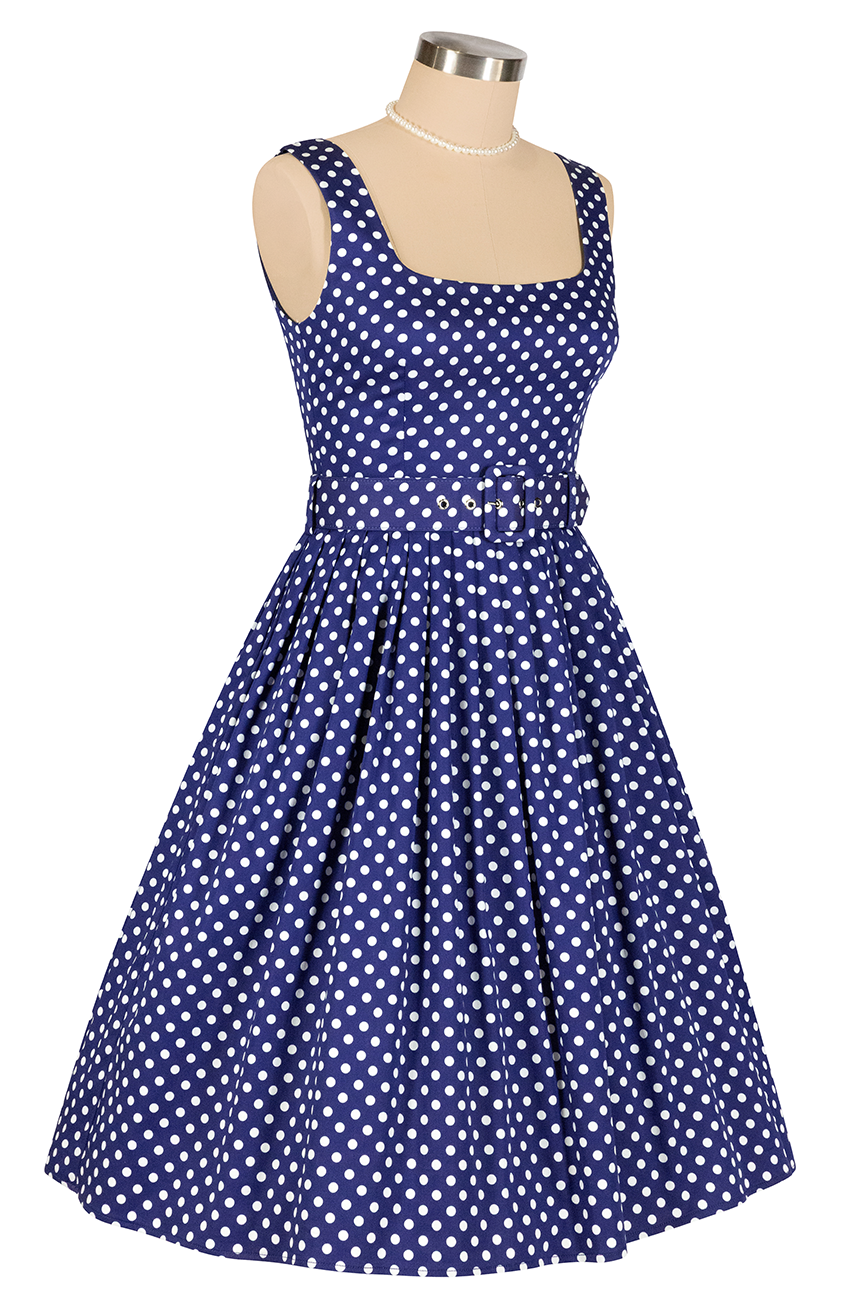 Dottie Darling Dress (Navy)