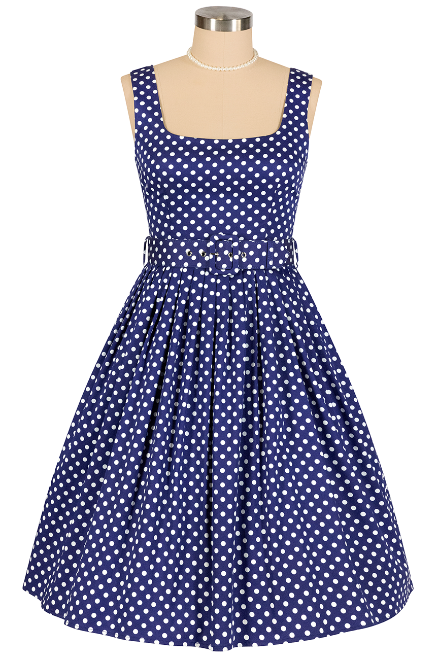 Dottie Darling Dress (Navy)