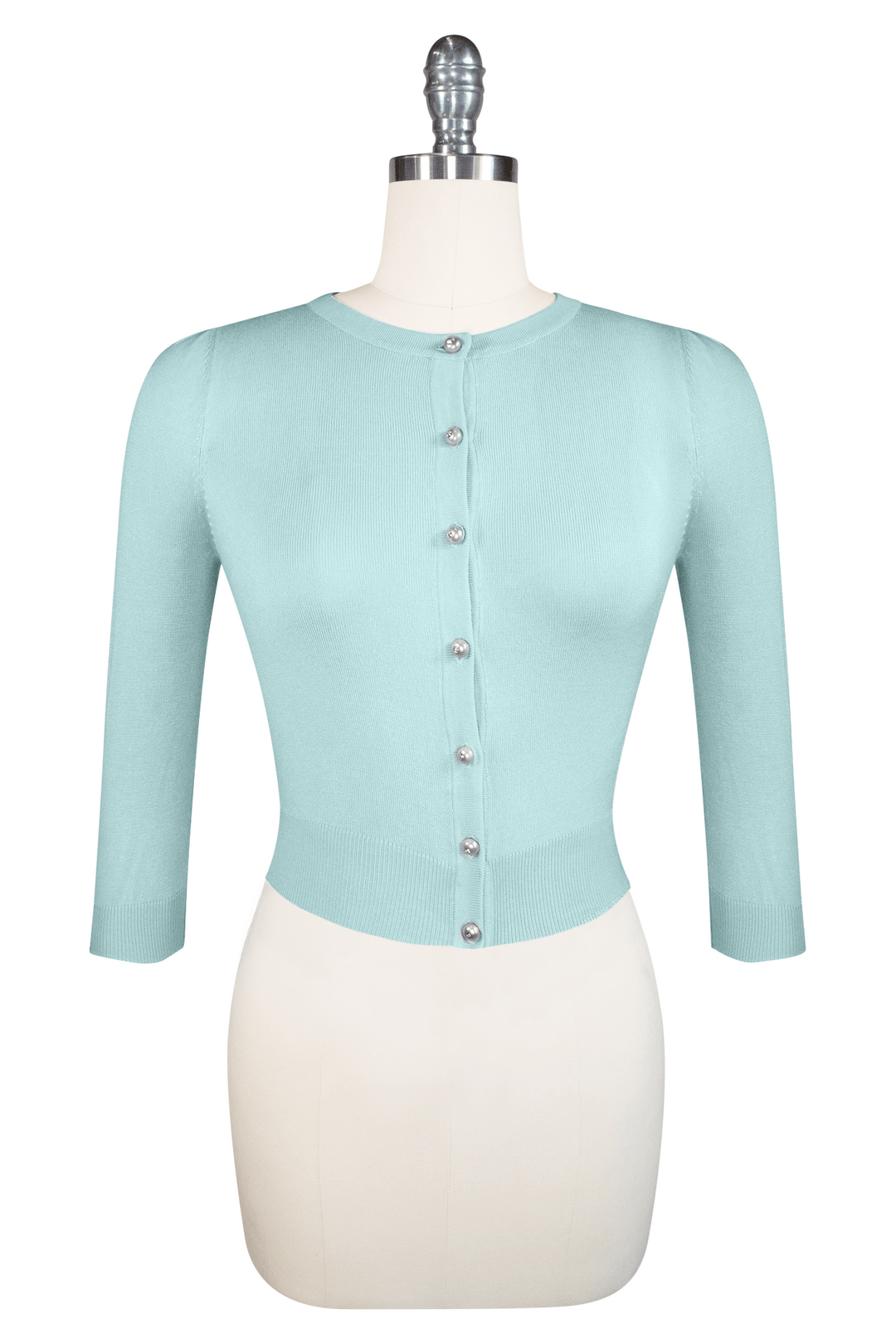 Le Jardin 3 4 Sleeve Cardigan Duck Egg Blue Kitten D Amour
