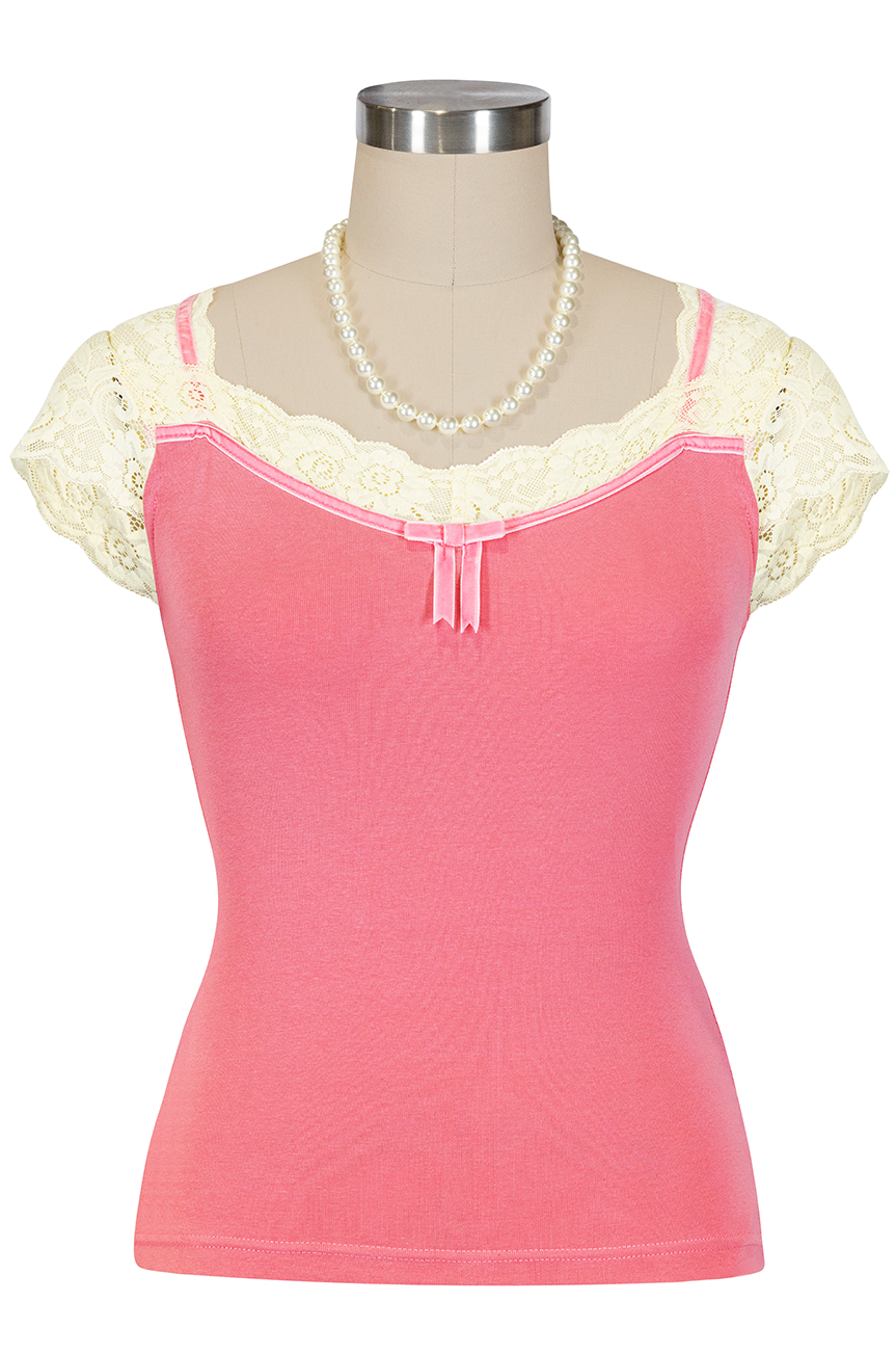 Birdsong Jersey Top (Pink)