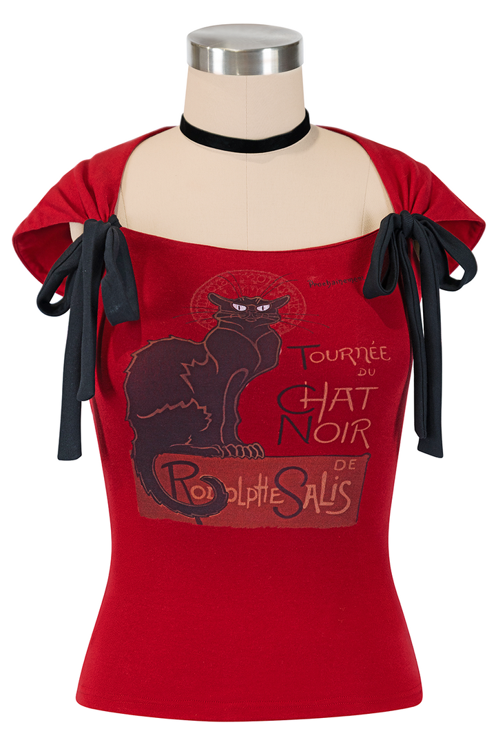 Chat Noir T-Shirt (Red)