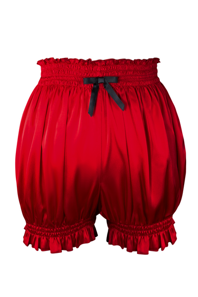 Miss Strawberry Pageant Follies Satin Kitty Knickers (Red)
