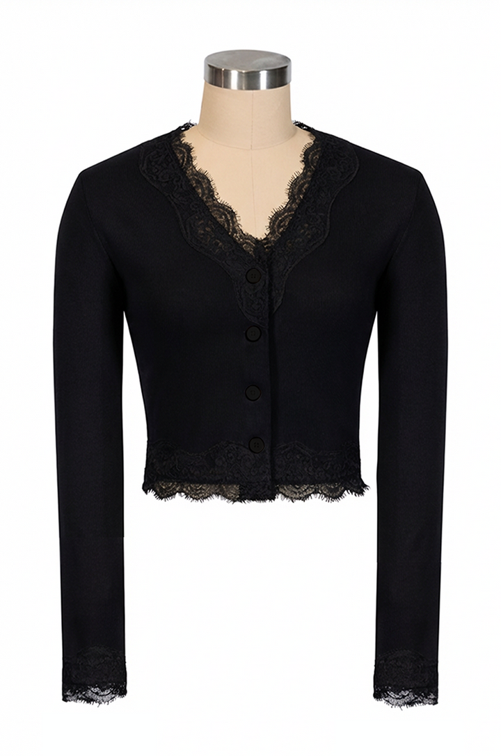 Harptree Village Follies Cardigan (Black)