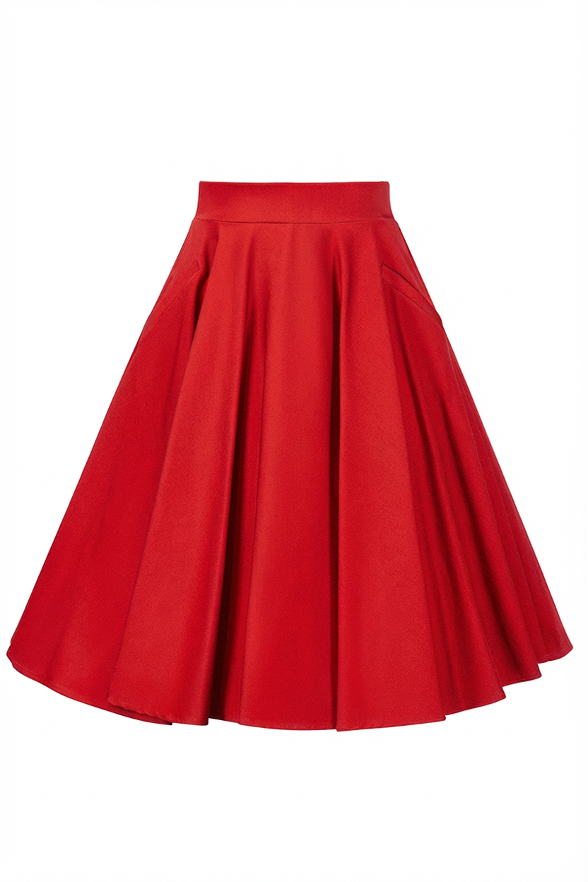 Dottie Darling Skirt (Red)