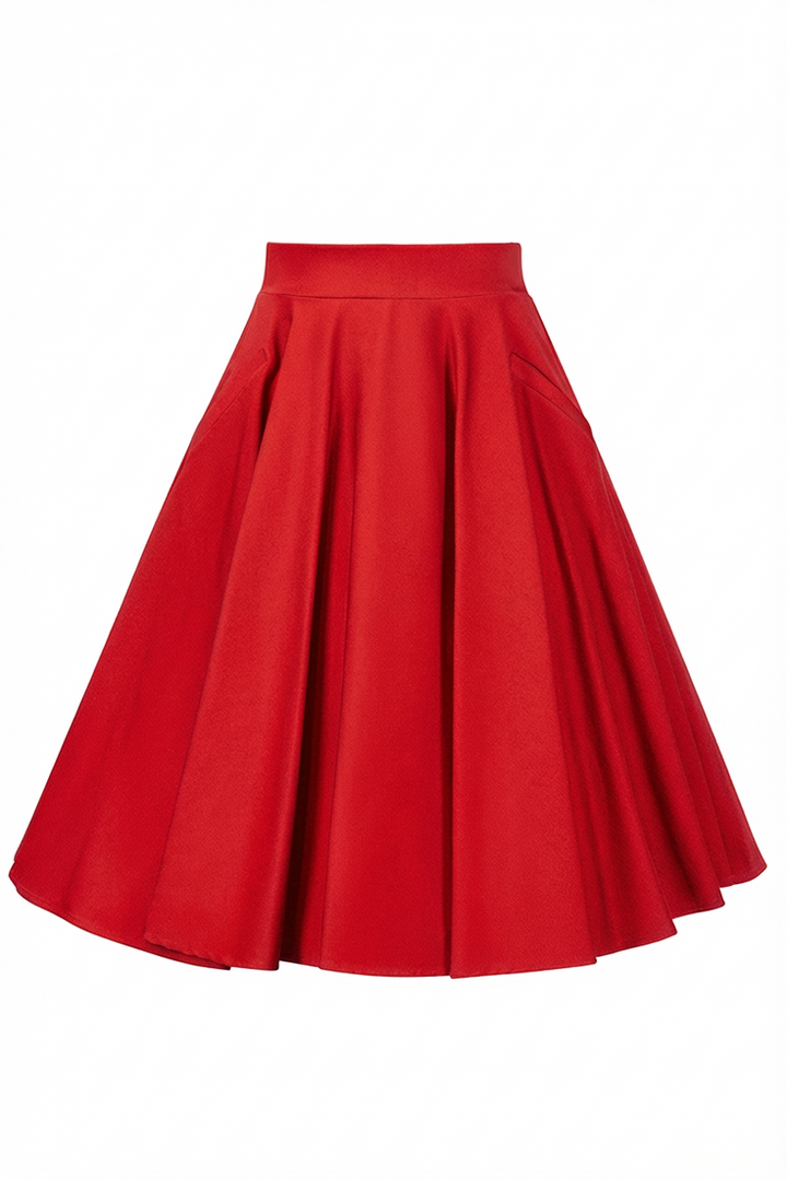 Dottie Darling Skirt (Red)