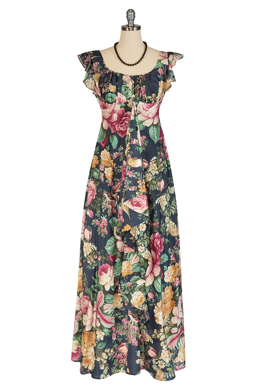 Tapestry Maxi Floral Dress