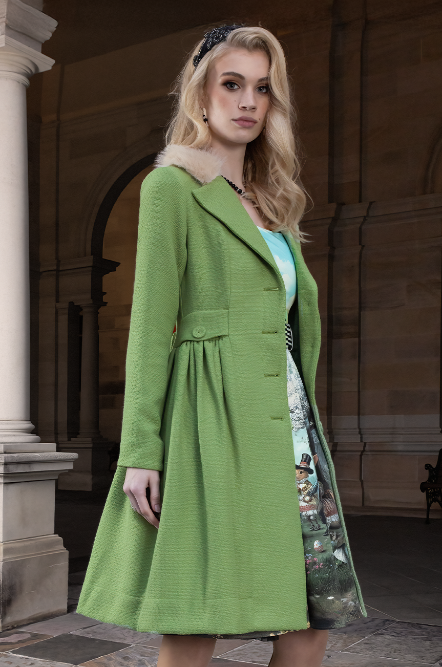 D'Amour Cuddle Me Coat (Green)