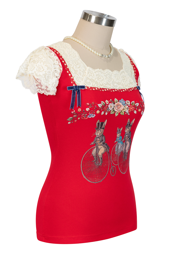Harptree Village T-Shirt (Red)