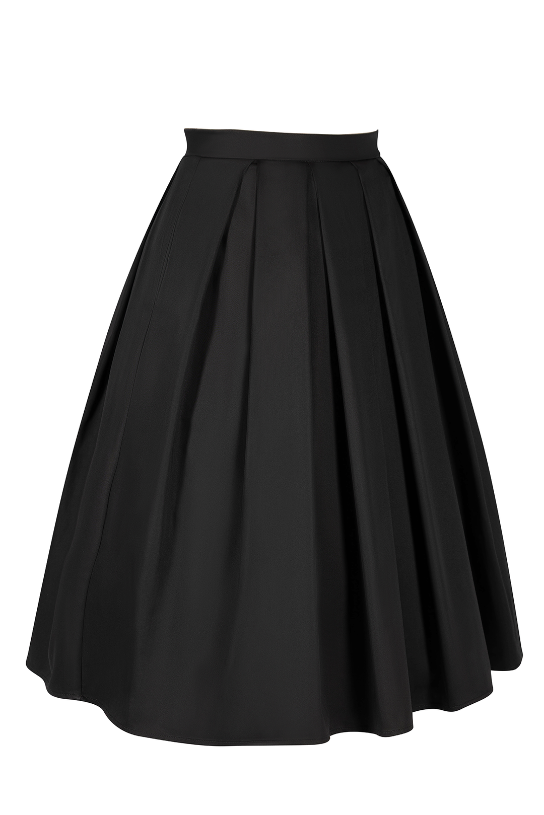 Kitten Noir Tea Length Full Skirt