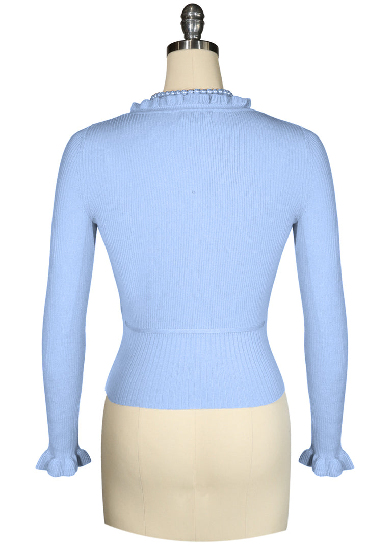 La Luna Knit Cardigan (Blue) - Kitten D'Amour