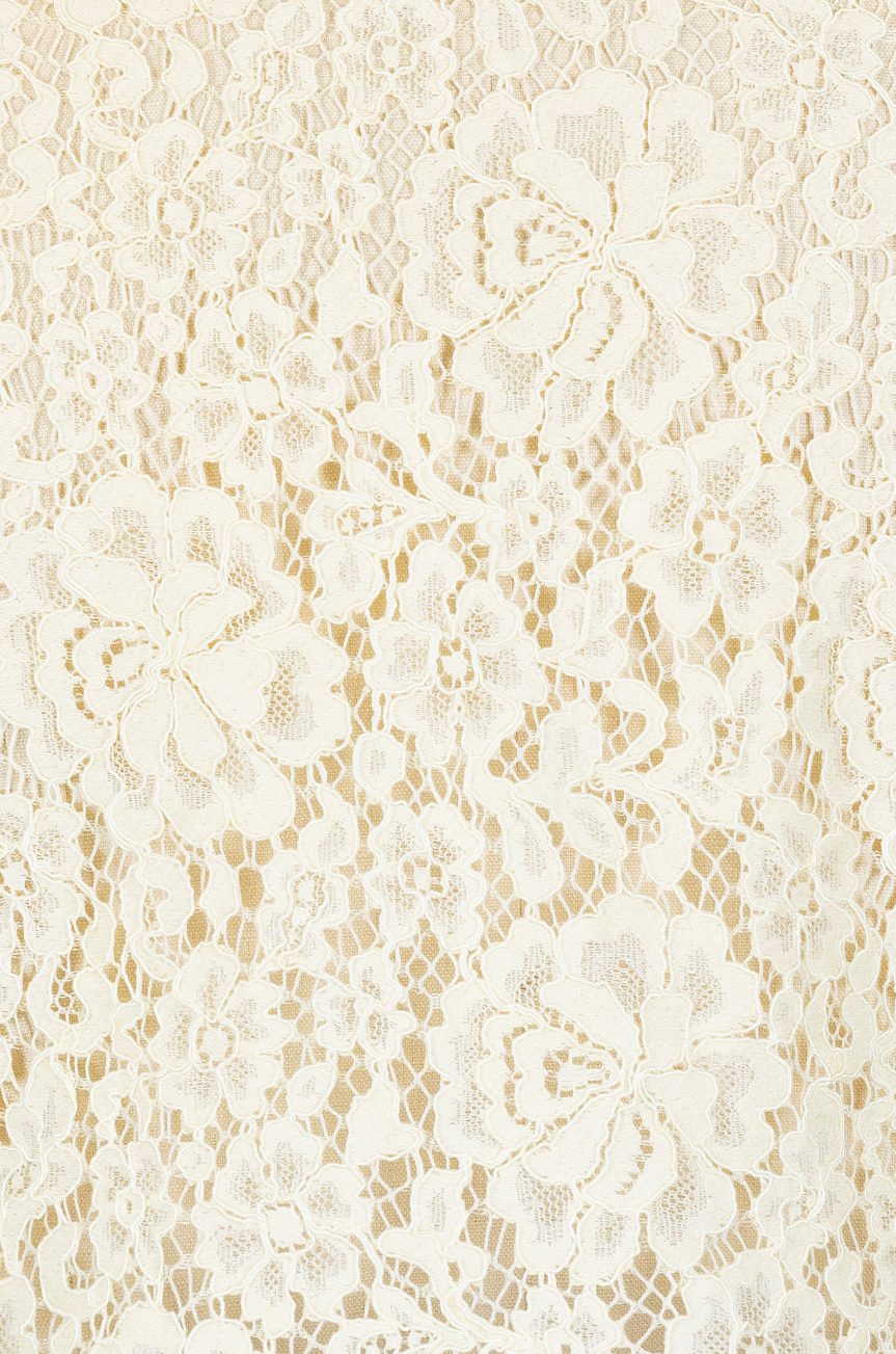 Birdsong Lace Crop Jacket (Butter)