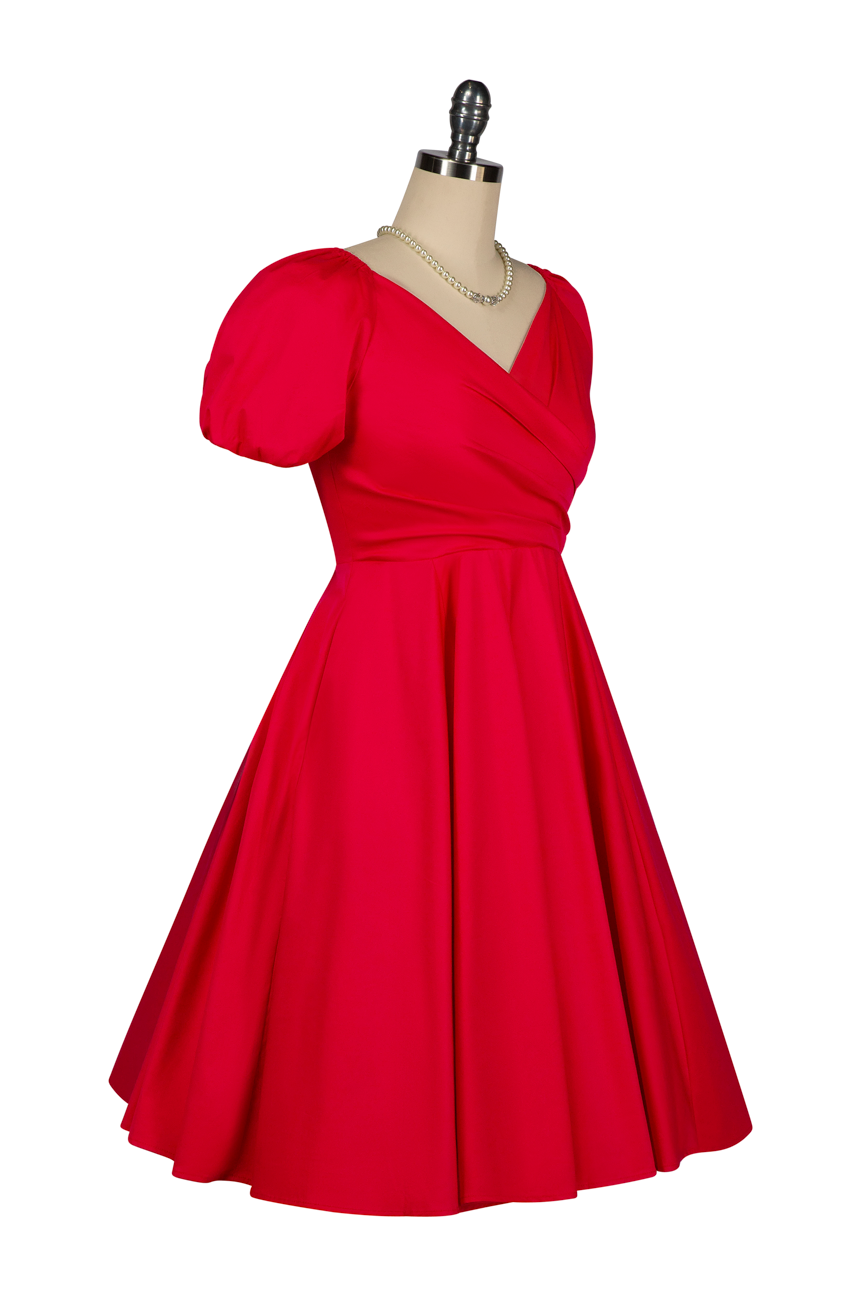 if love was a red dress Love Shack Fancy- Rialto Dress- Red