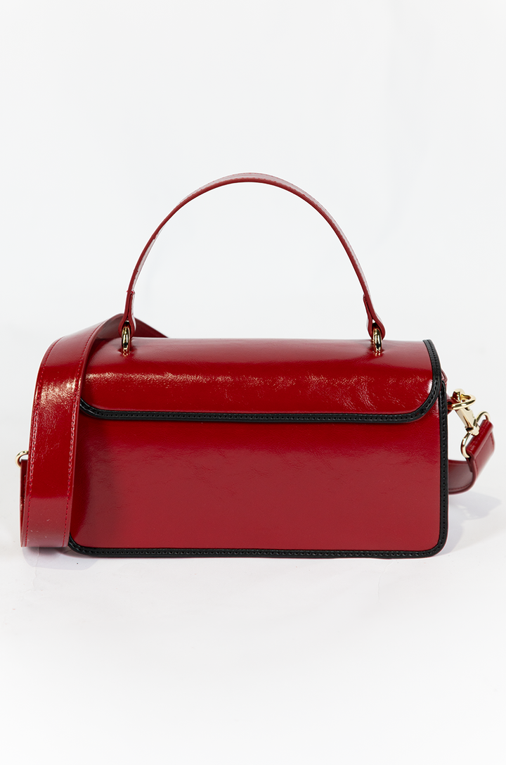 Madison Square Handbag (Burgundy/Black)