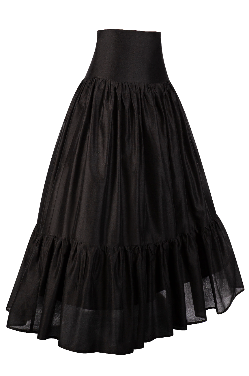 La Fleur Mystique Maxi Skirt (Black)